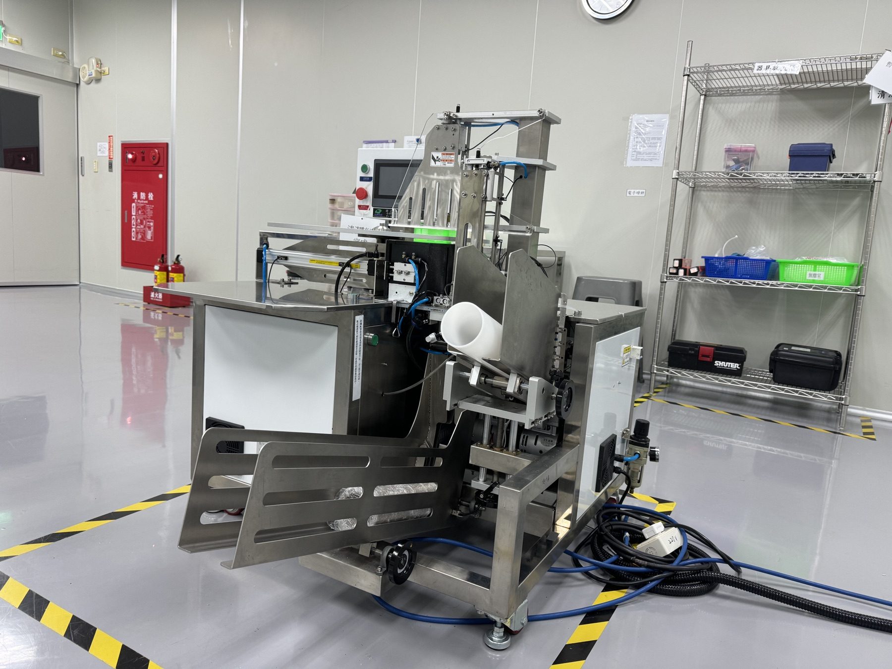 Downstream production equipment at Visgeneer